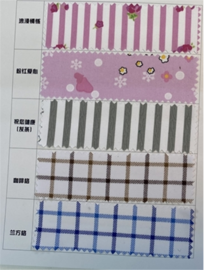 KY    T65/C35    32*32    130*70  克重155+/-5g/㎡   幅寬160cm/63″   滌棉細斜印花布   45度照